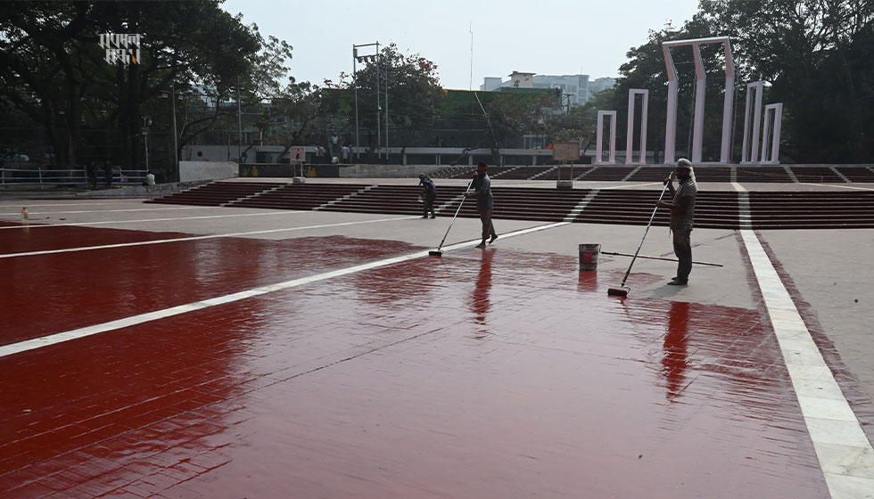 শহীদ দিবস ও আন্তর্জাতিক মাতৃভাষা দিবসের বাকি আর কয়েকটা দিন। ছবি : হারুন-অর-রশীদ